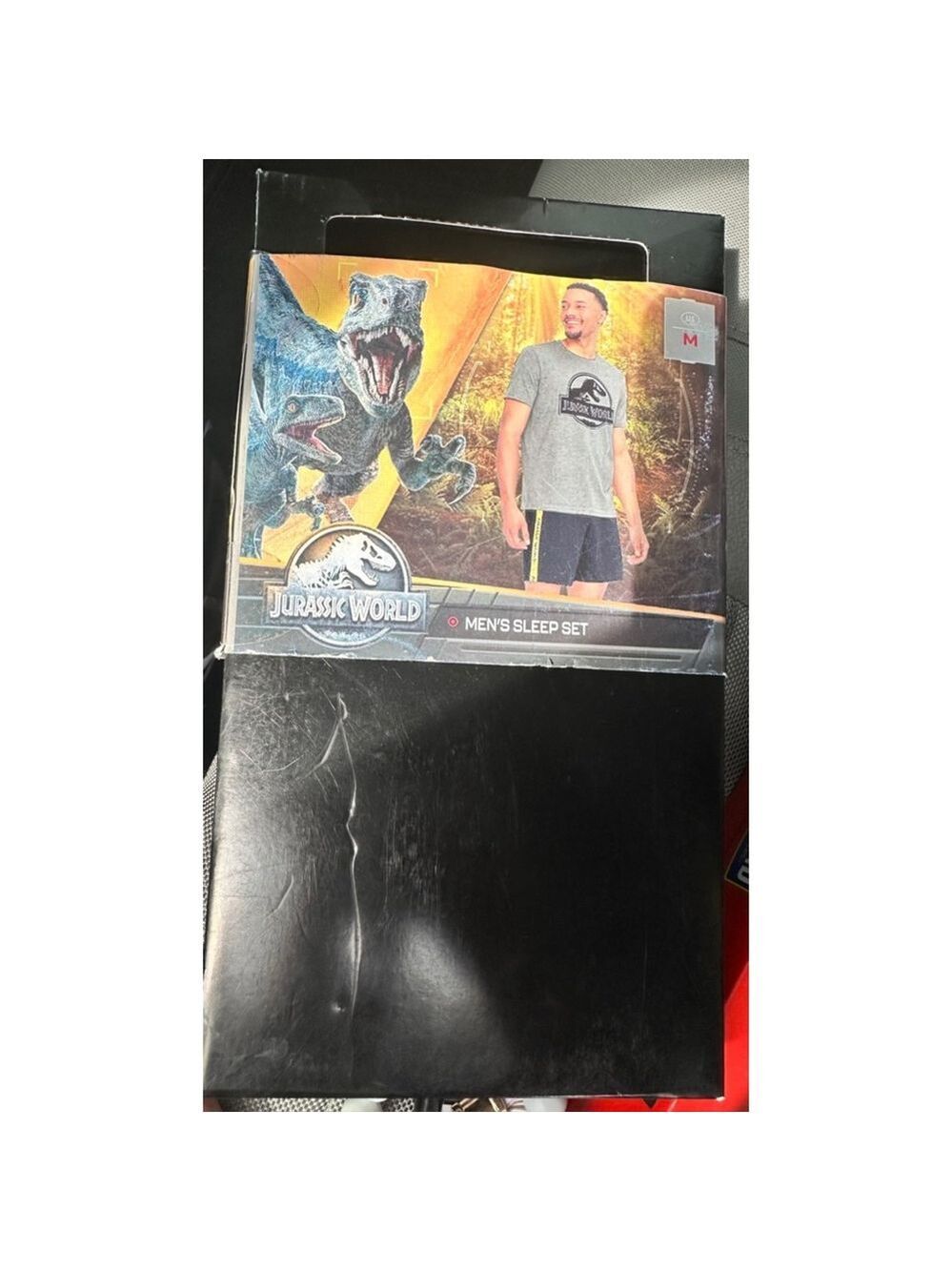 Men's Jurassic World Sleep Set, Size M, Grey